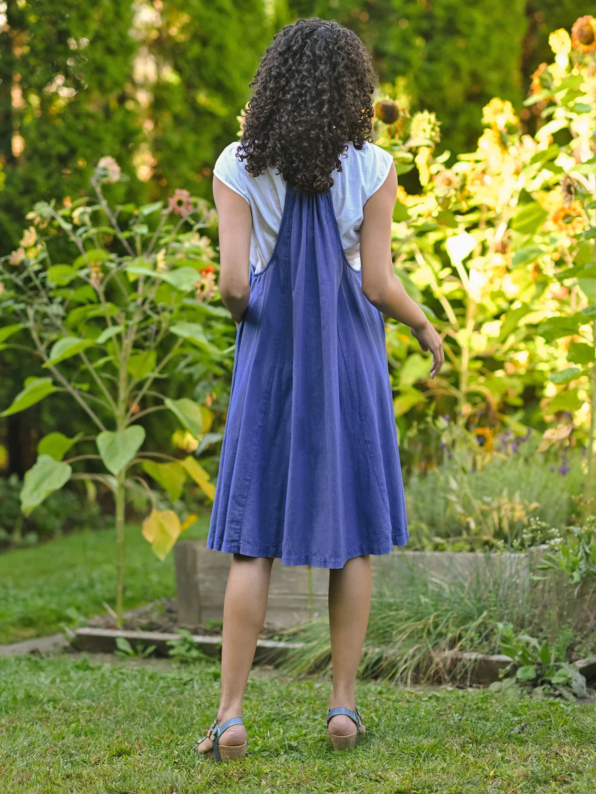 April Cornell Carmella Pinafore Dress - Periwinkle