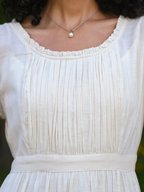 April Cornell Jane Austen Dress - Eggnog