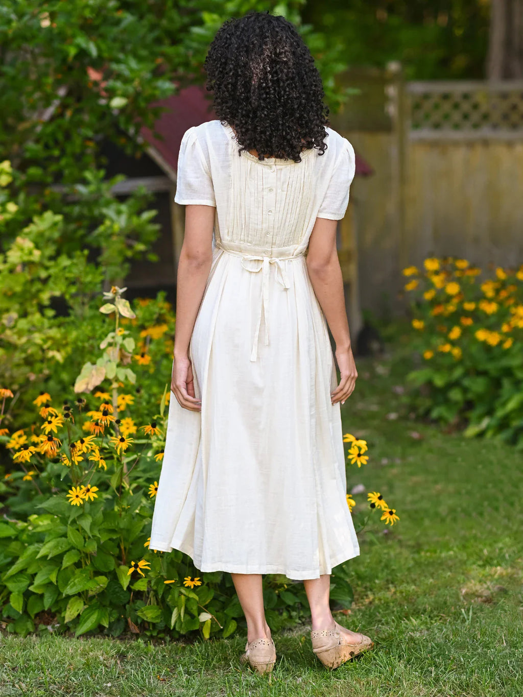 April Cornell Jane Austen Dress - Eggnog