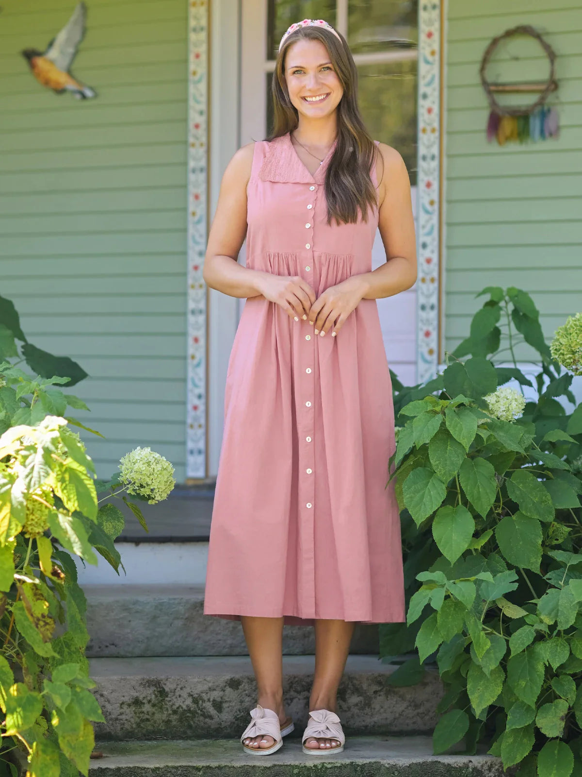 April Cornell Yesterday Dress - Rose