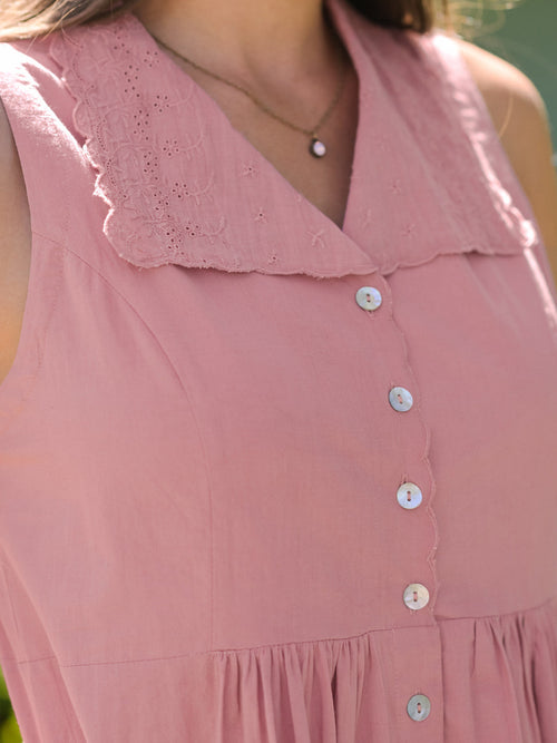 April Cornell Yesterday Dress - Rose