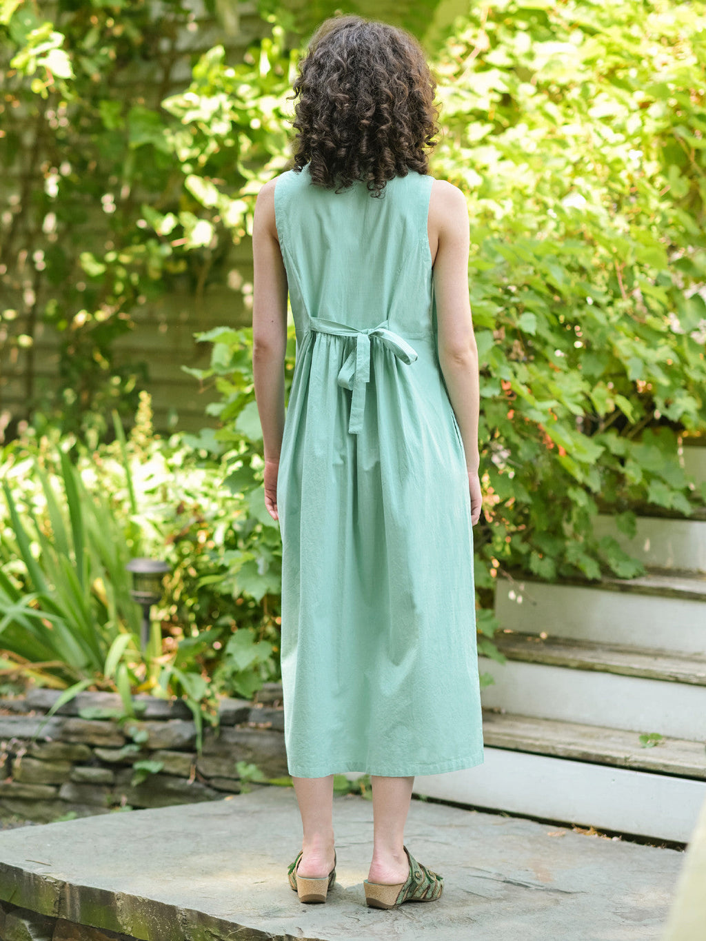 April Cornell Yesterday Dress - Soft Teal