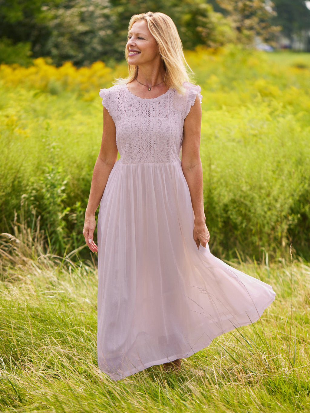 April Cornell Poetry Dress - Lavender