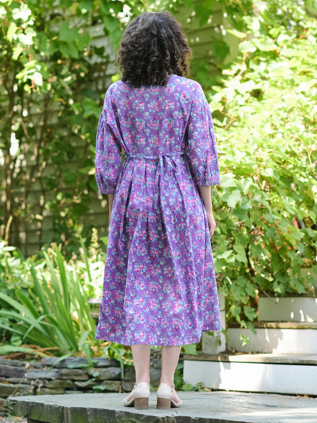 April Cornell Lizzy's Bouquet Dress - Dark Periwinkle