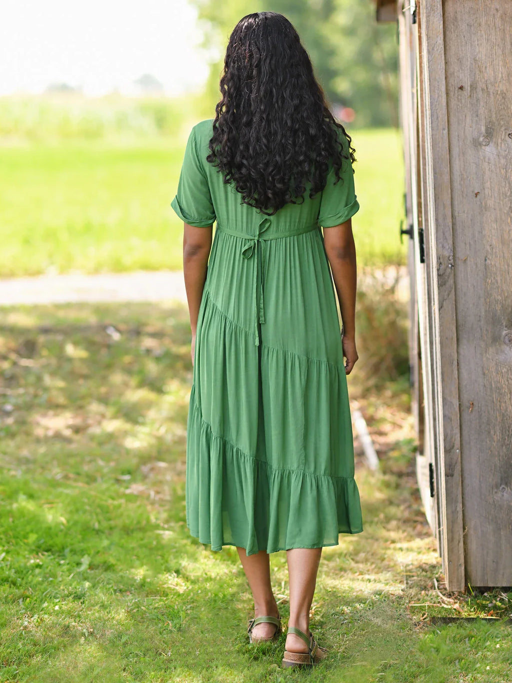 April Cornell Hillside Dress - Meadow Green