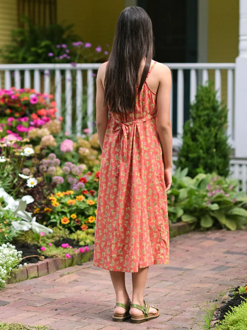 April Cornell Papillon Young Adult Dress - Coral