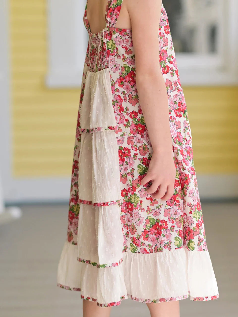April Cornell Charleston Kids Dress - White