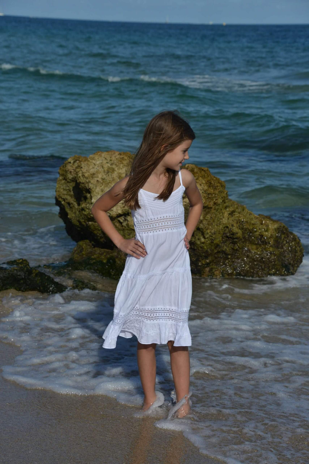 Cotton Natural Girl’s Napoli Dress