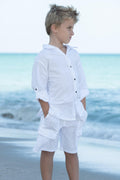 Cotton Natural Boy’s Mariner Shorts