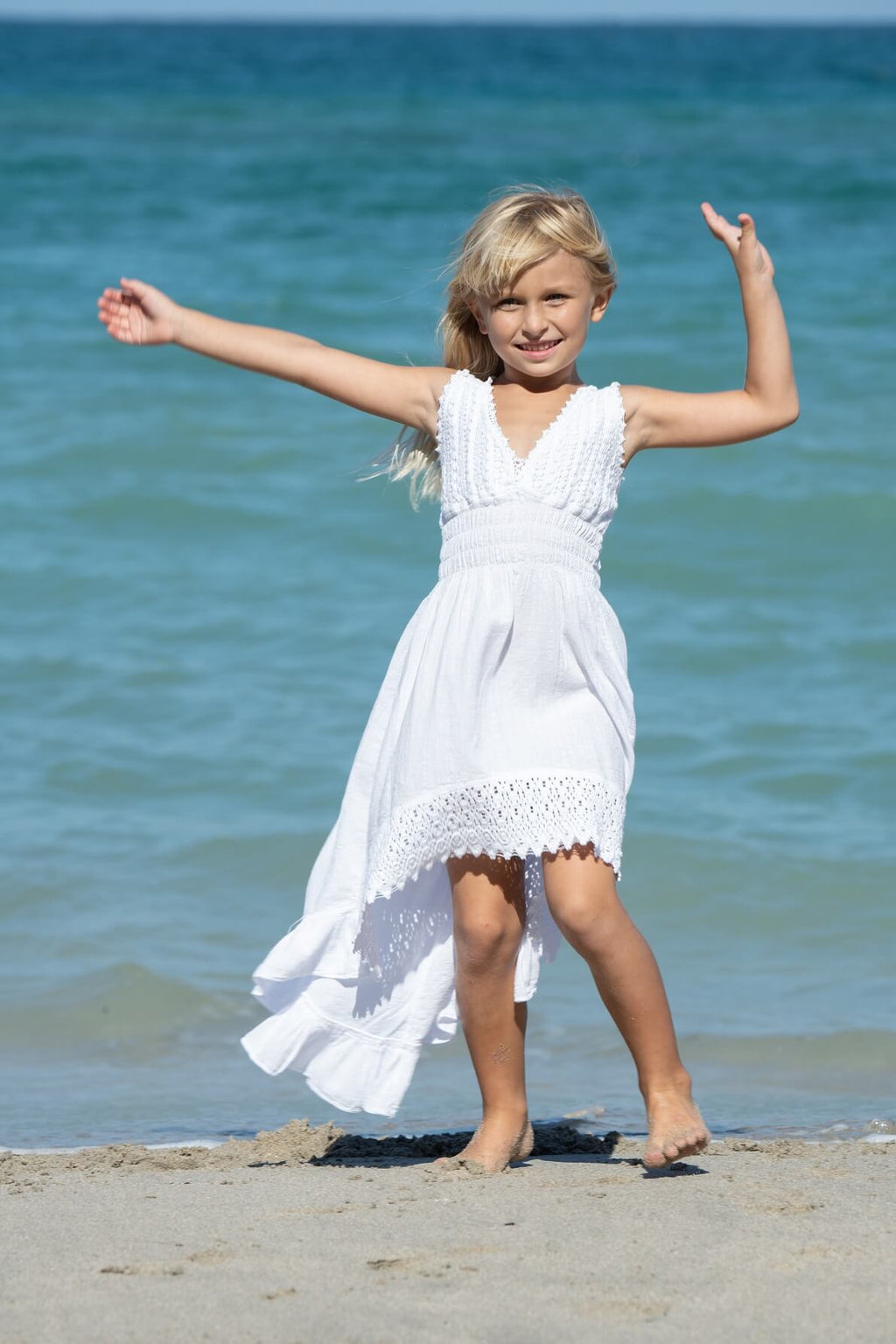 Cotton Natural Girl’s Mariana Dress