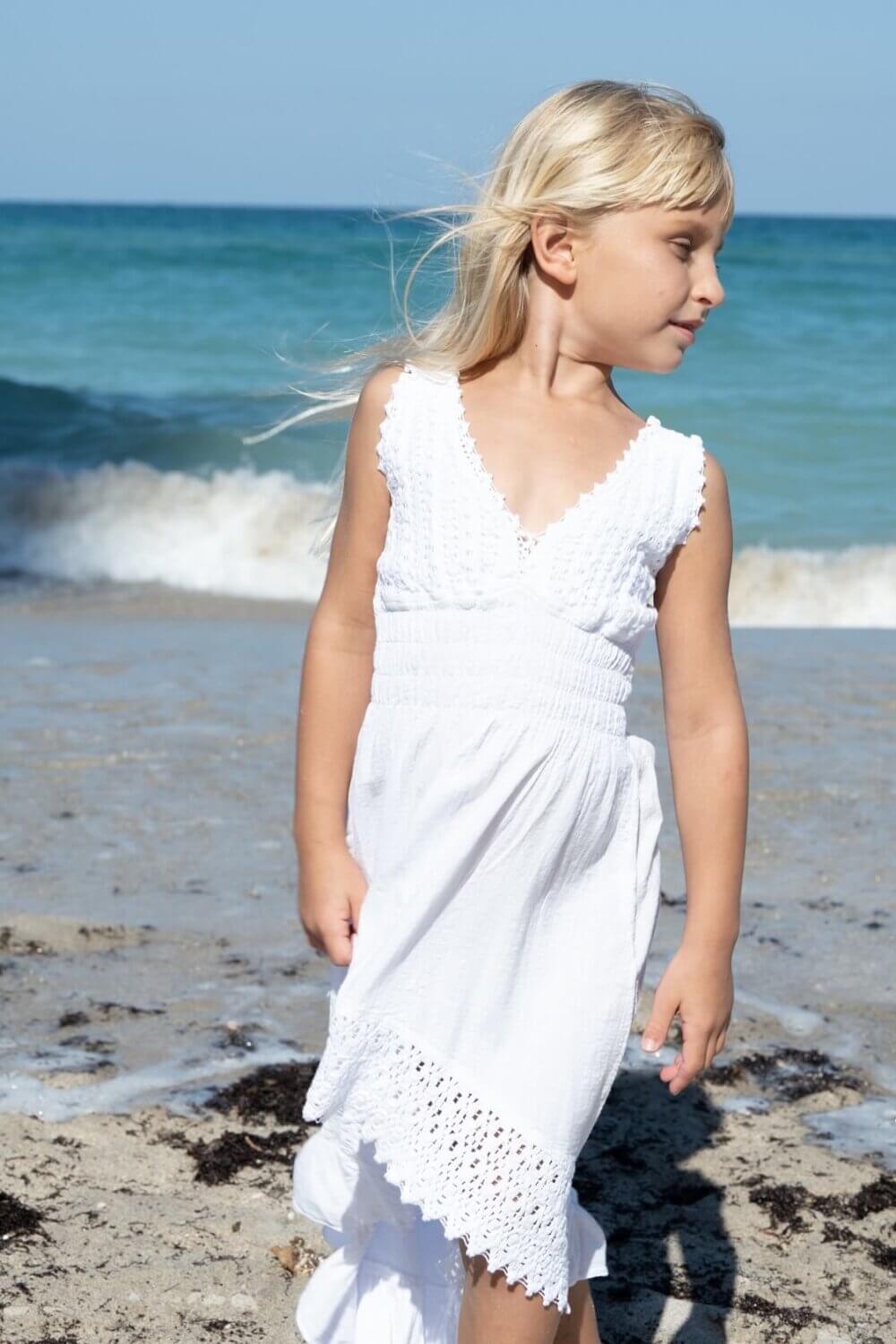 Cotton Natural Girl’s Mariana Dress