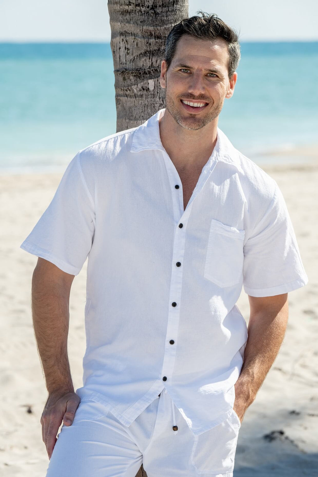Cotton Natural Men's Islander Shirt