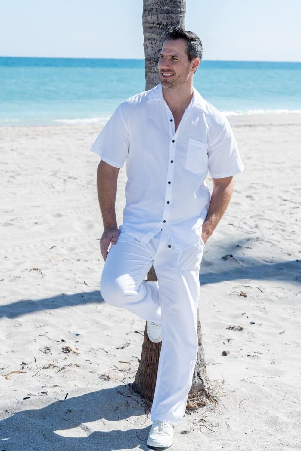 Cotton Natural Men's Islander Shirt