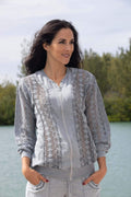 Cotton Natural Women's Seaside Fossil Gray Jacket