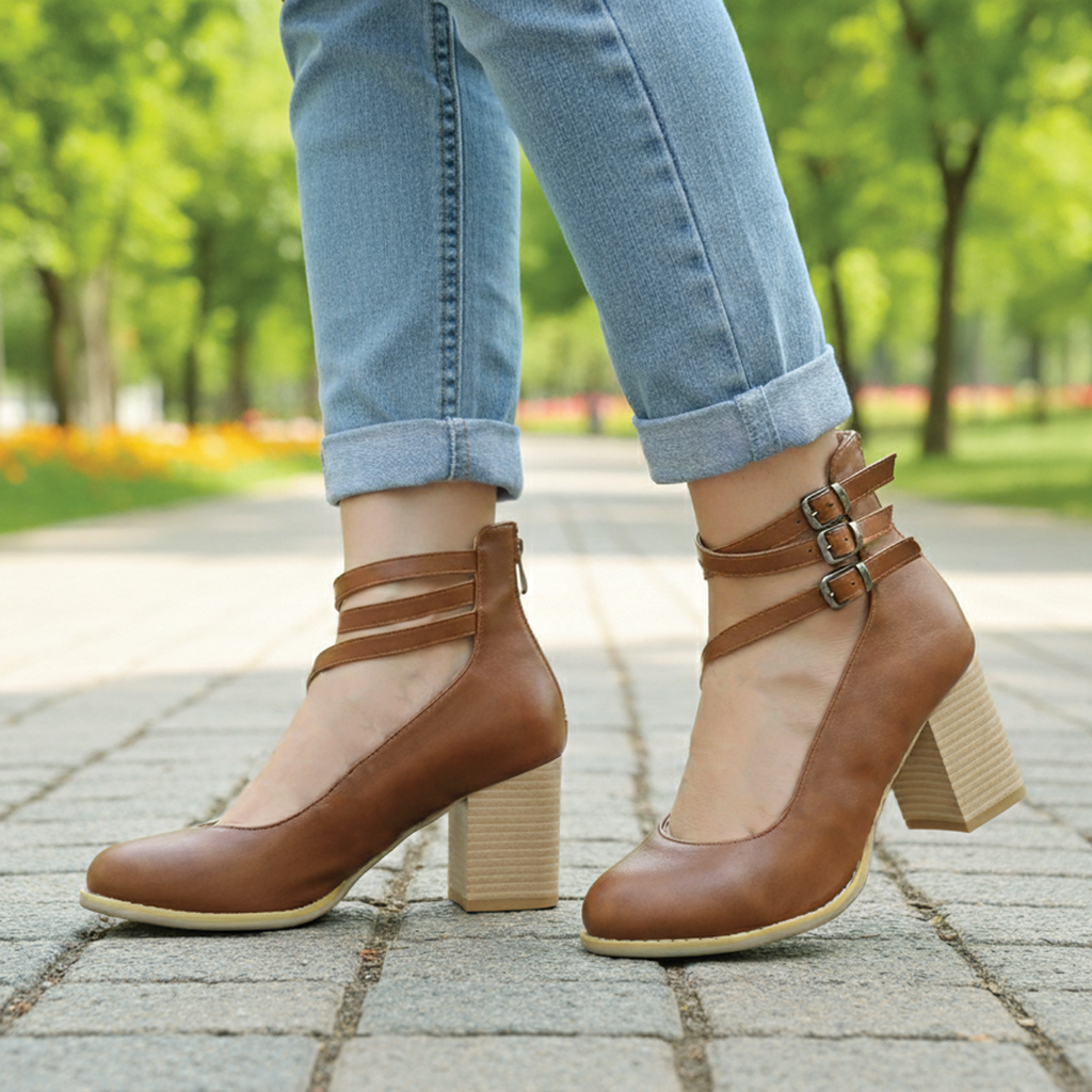 Harper & Lane Gina - Block Heel Ankle Shoes 2