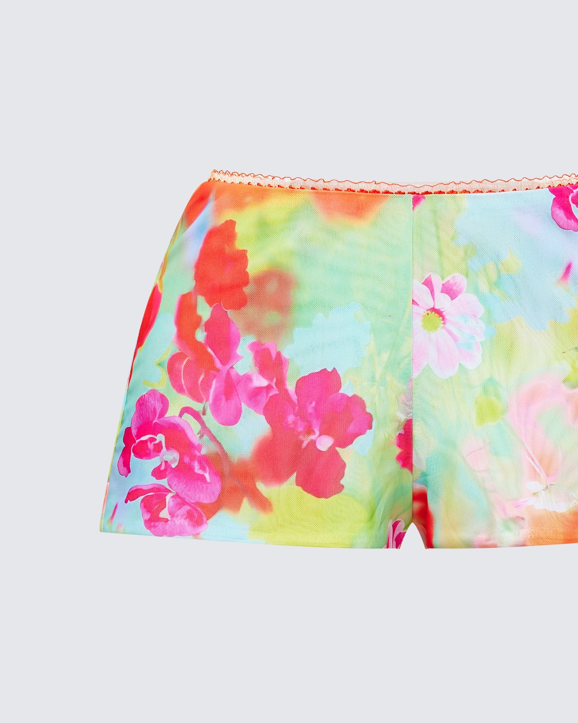 Finesse Eira Multi Printed Mesh Micro Shorts
