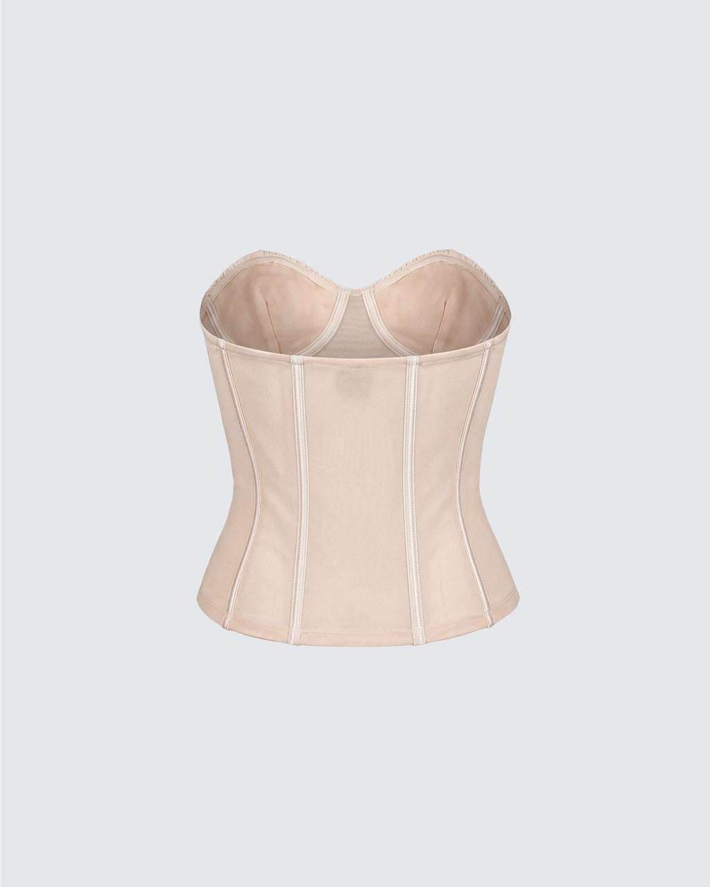 Finesse Eleanora Nude Mesh Corset Top