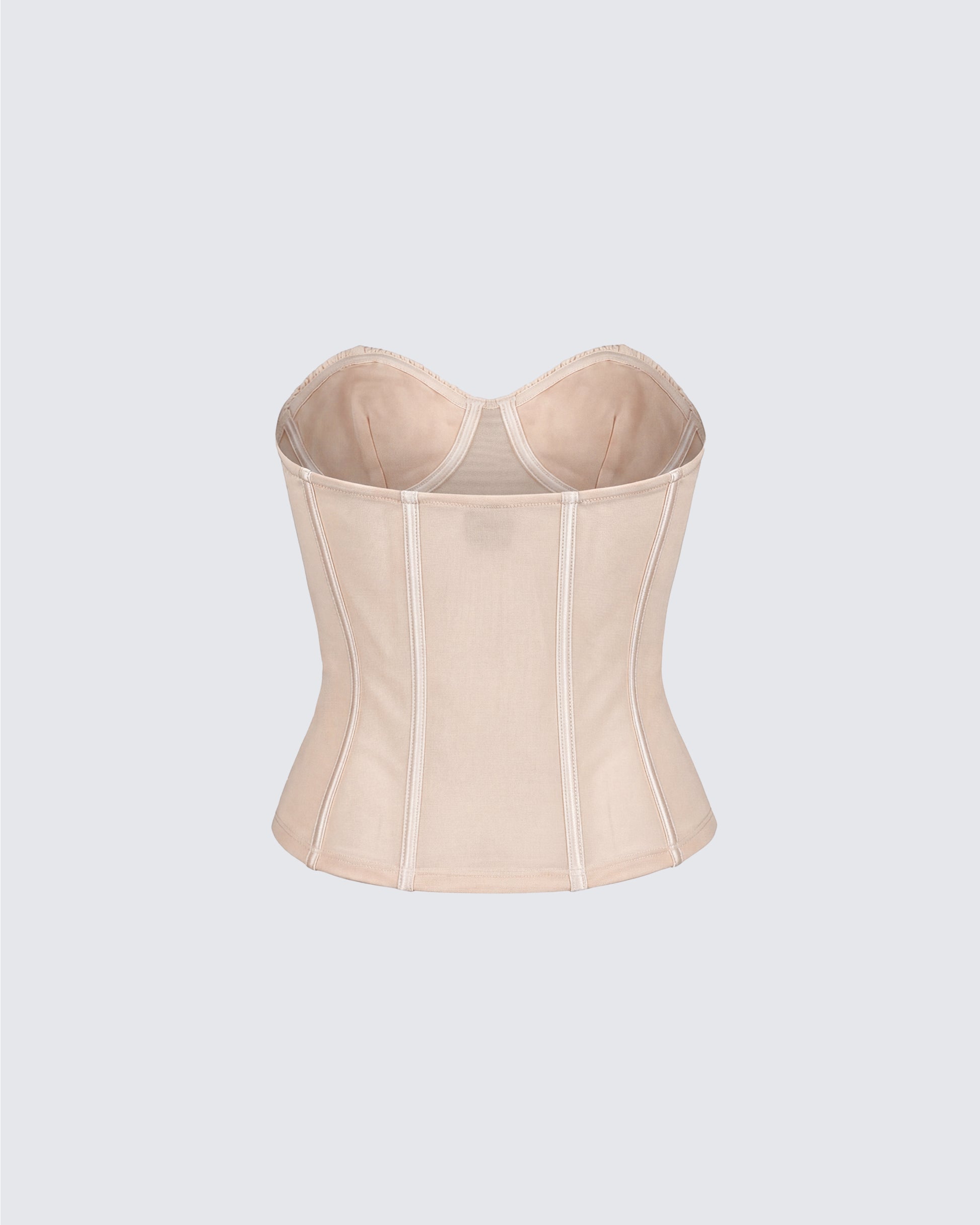 Finesse Eleanora Nude Mesh Corset Top