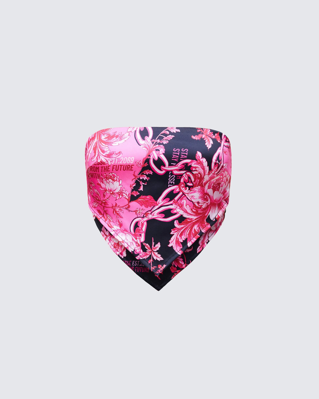Finesse Elix Multi Printed Bandeau Top