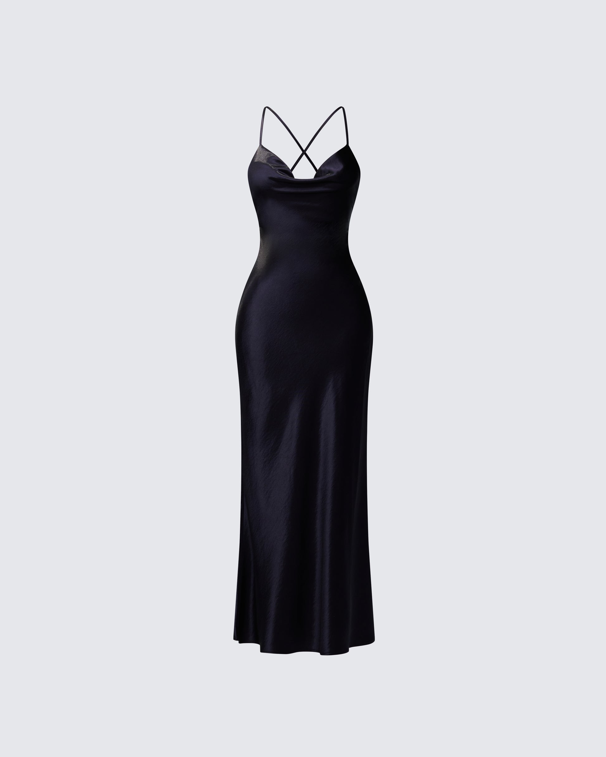 Elspeth Satin Bias Slip Maxi Dress 1