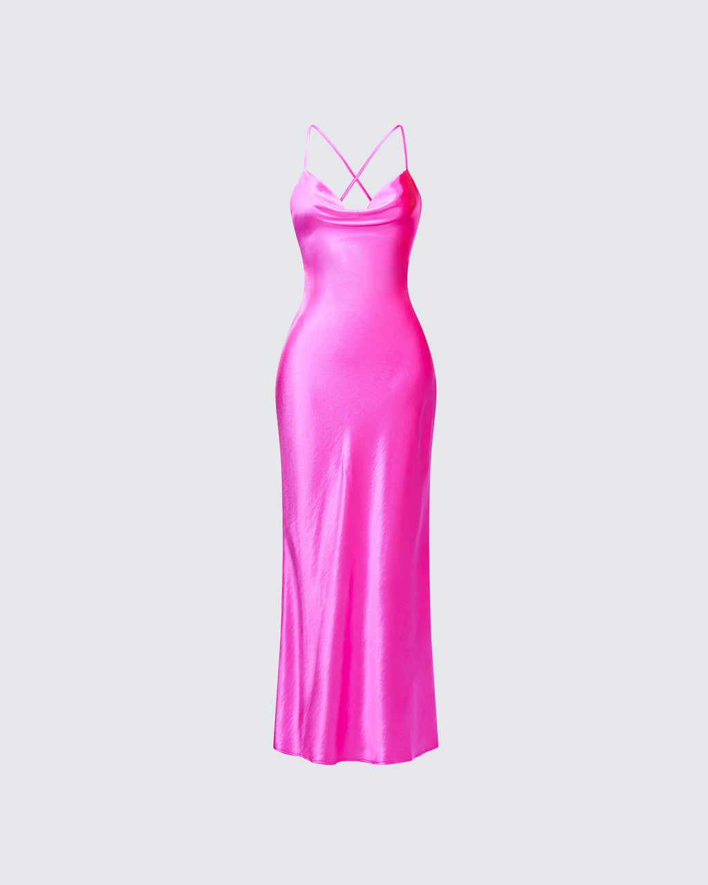Finesse Elspeth Satin Bias Slip Maxi Dress 2
