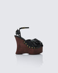 Finesse Elyanna Corsage Wooden Wedges