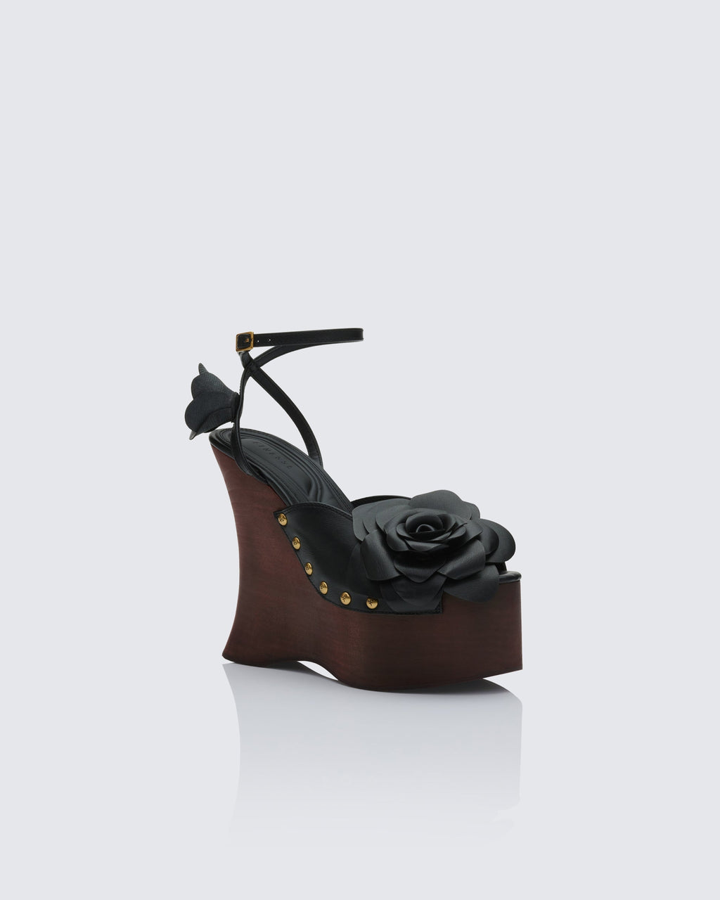 Finesse Elyanna Corsage Wooden Wedges