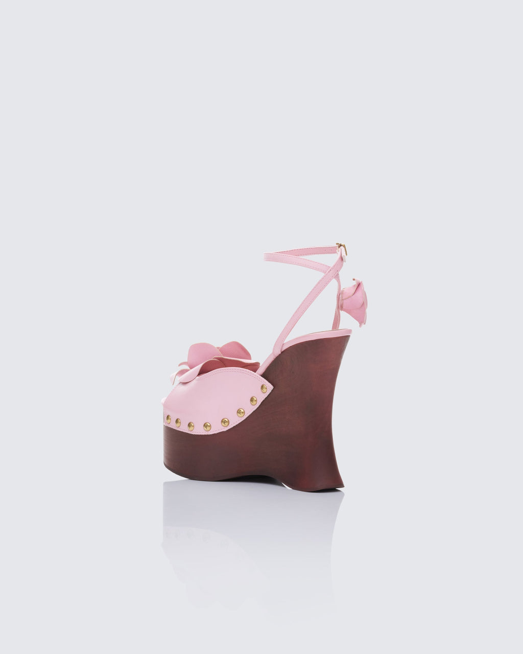 Finesse Elyanna Corsage Wooden Wedges