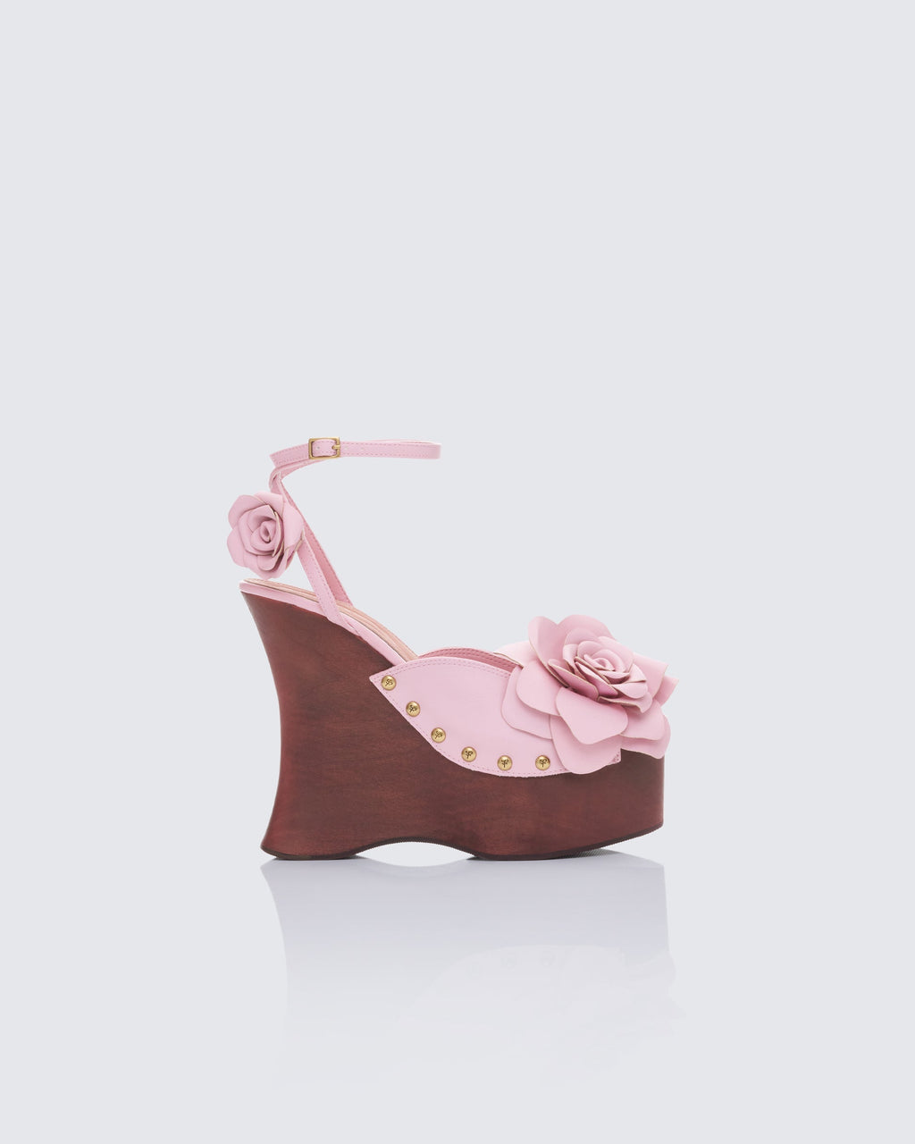 Finesse Elyanna Corsage Wooden Wedges