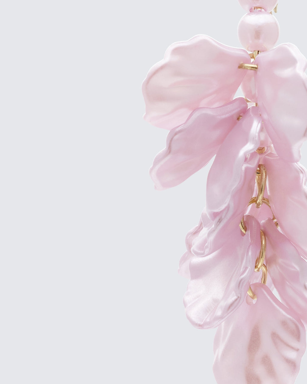 Finesse Empryss Lilac Petal Hoop Earrings