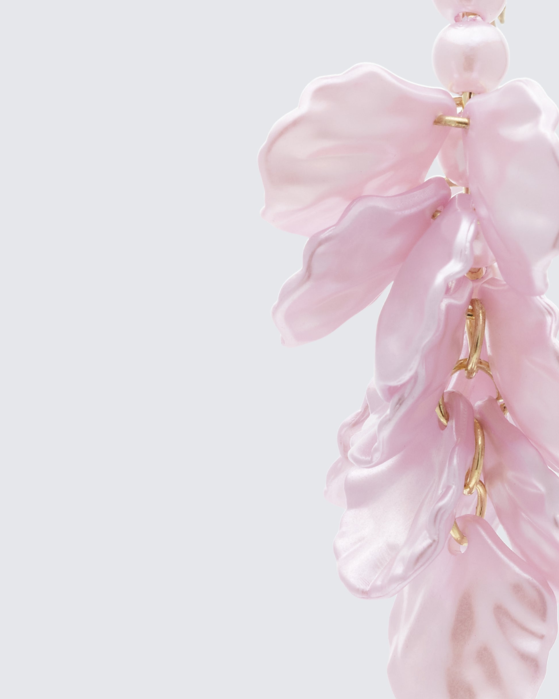 Finesse Empryss Lilac Petal Hoop Earrings