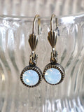 April Cornell White Opal Drop Earrings