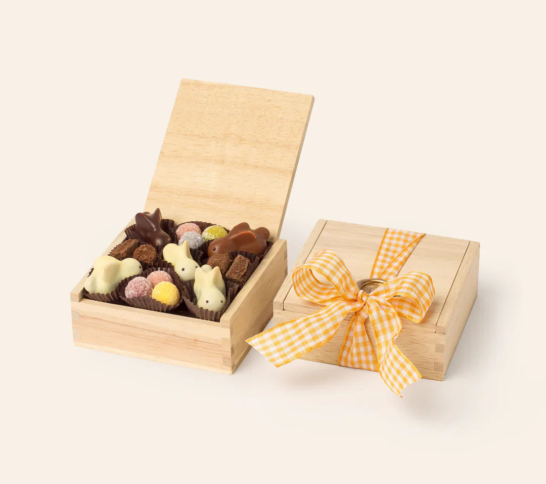 L.A. Burdick Chocolates Signature Bunny Box