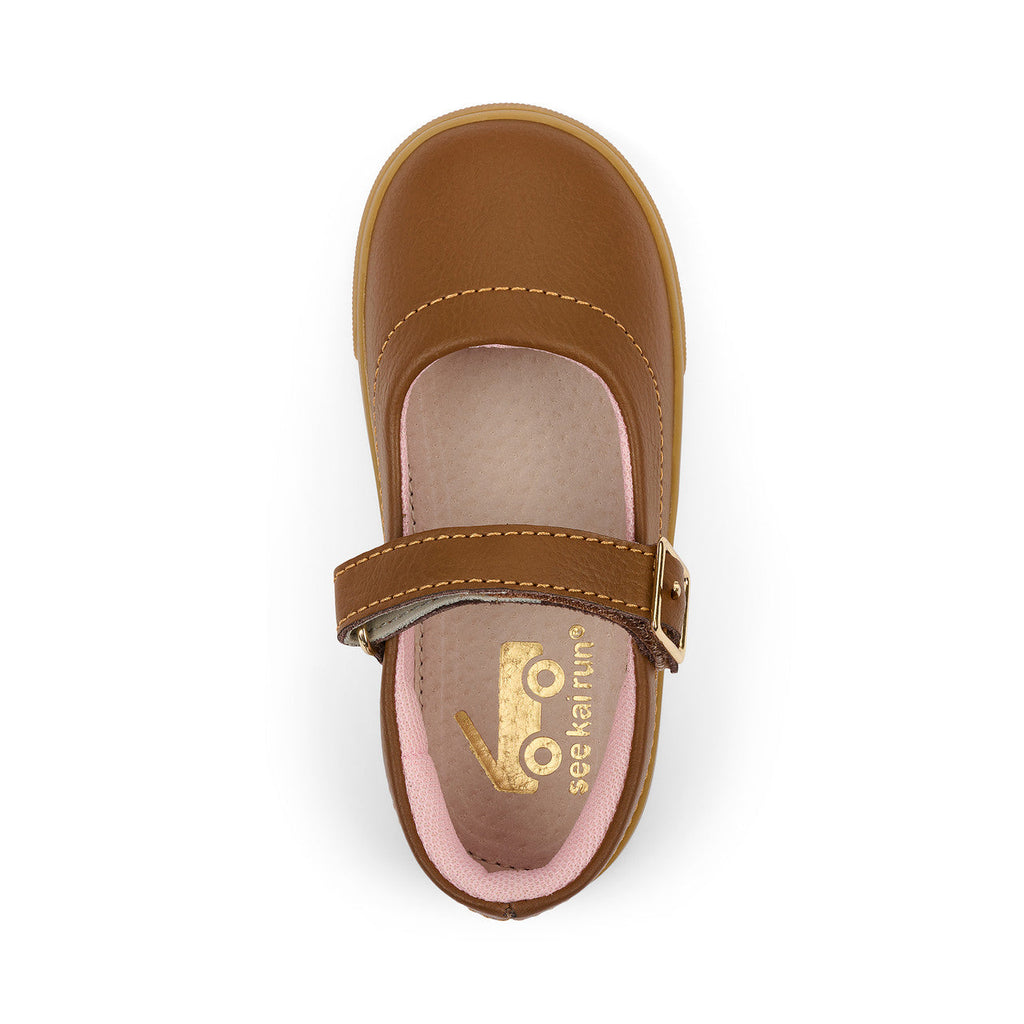 See Kai Run girls Lucia Toffee Brown