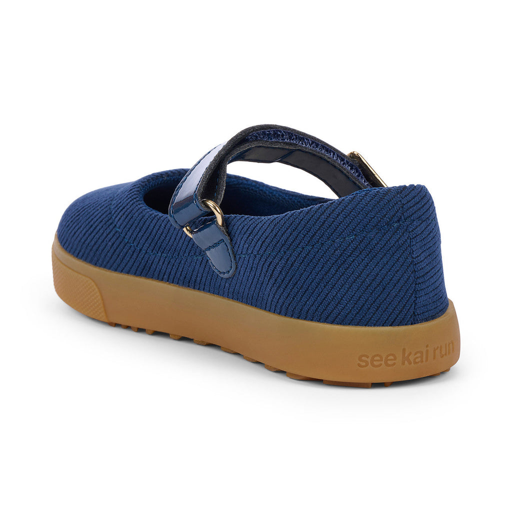 See Kai Run girls Lucia Navy Corduroy