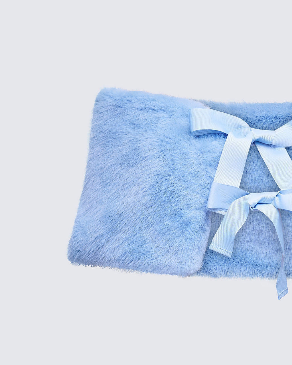 Finesse Noelle Blue Faux Fur Shrug