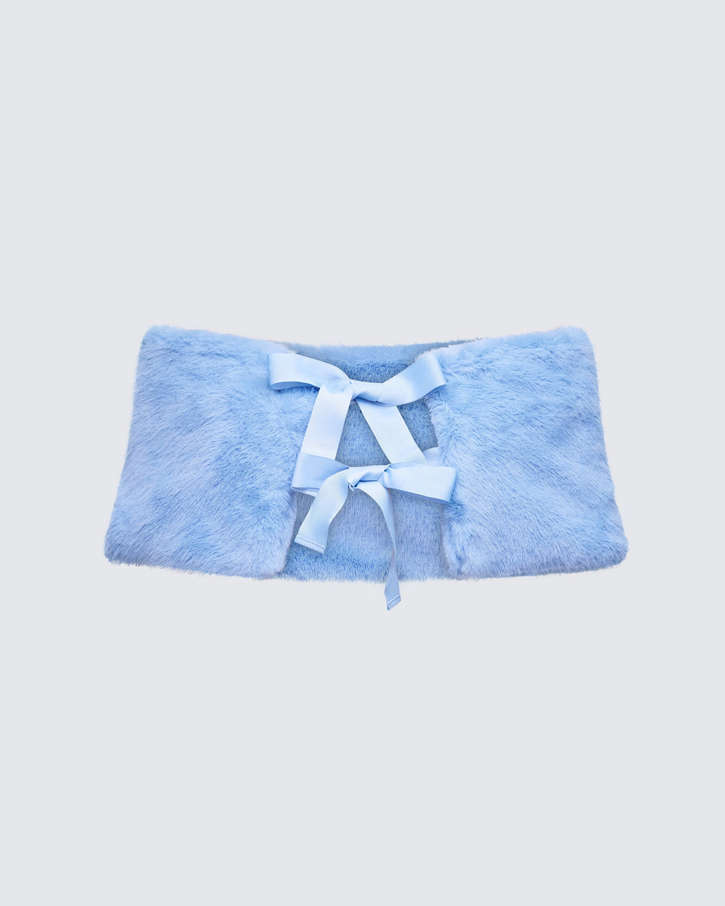 Finesse Noelle Blue Faux Fur Shrug