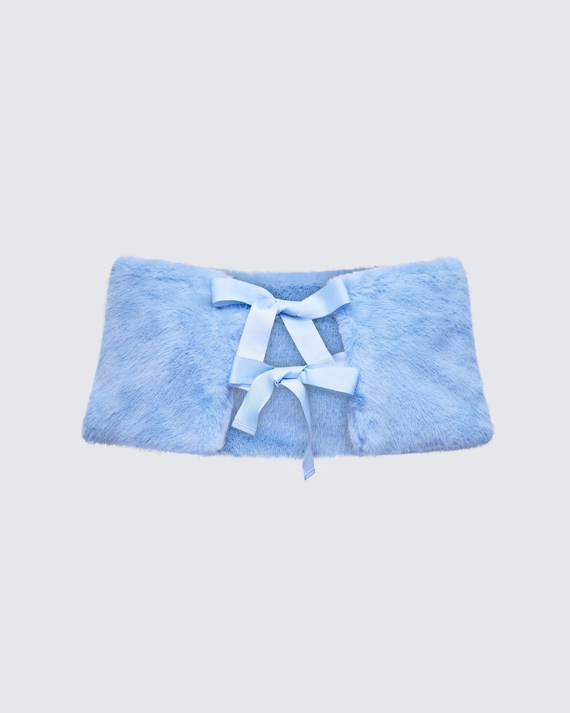 Finesse Noelle Blue Faux Fur Shrug