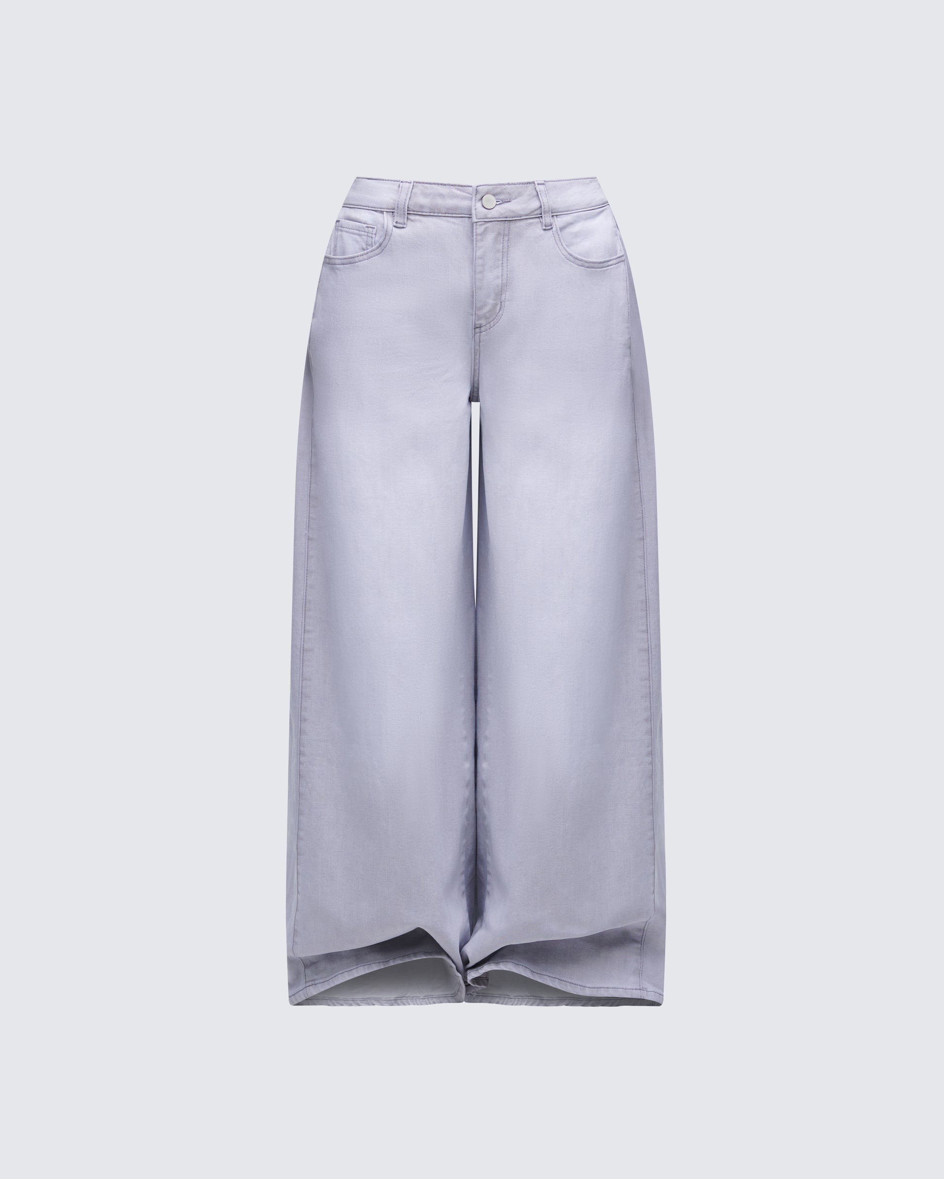 Finesse Lysandra Washed Grey Pleat Inset Jean