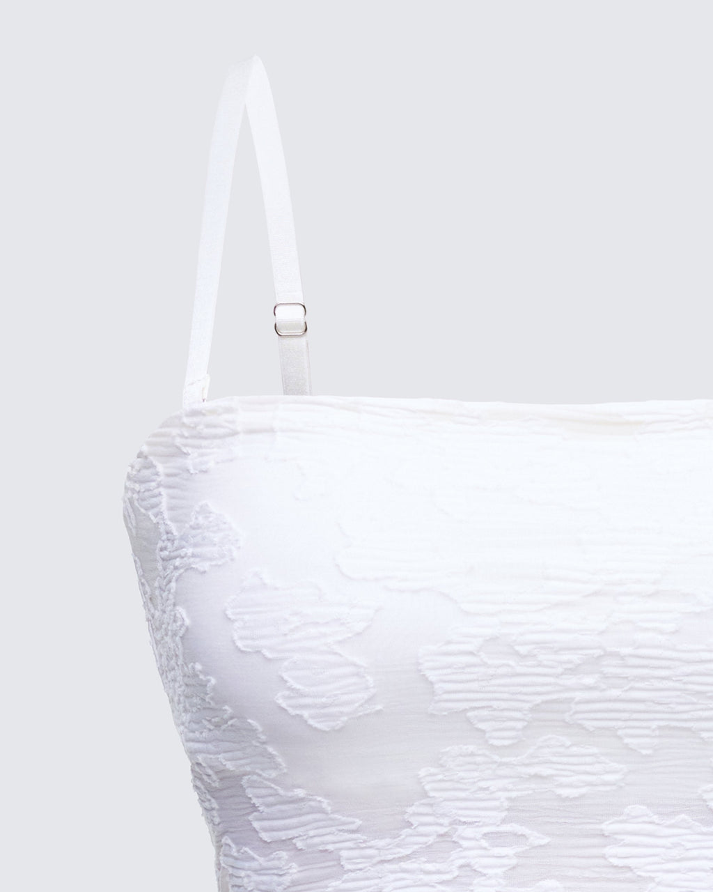 Finesse Sybil White Detachable Cami Top