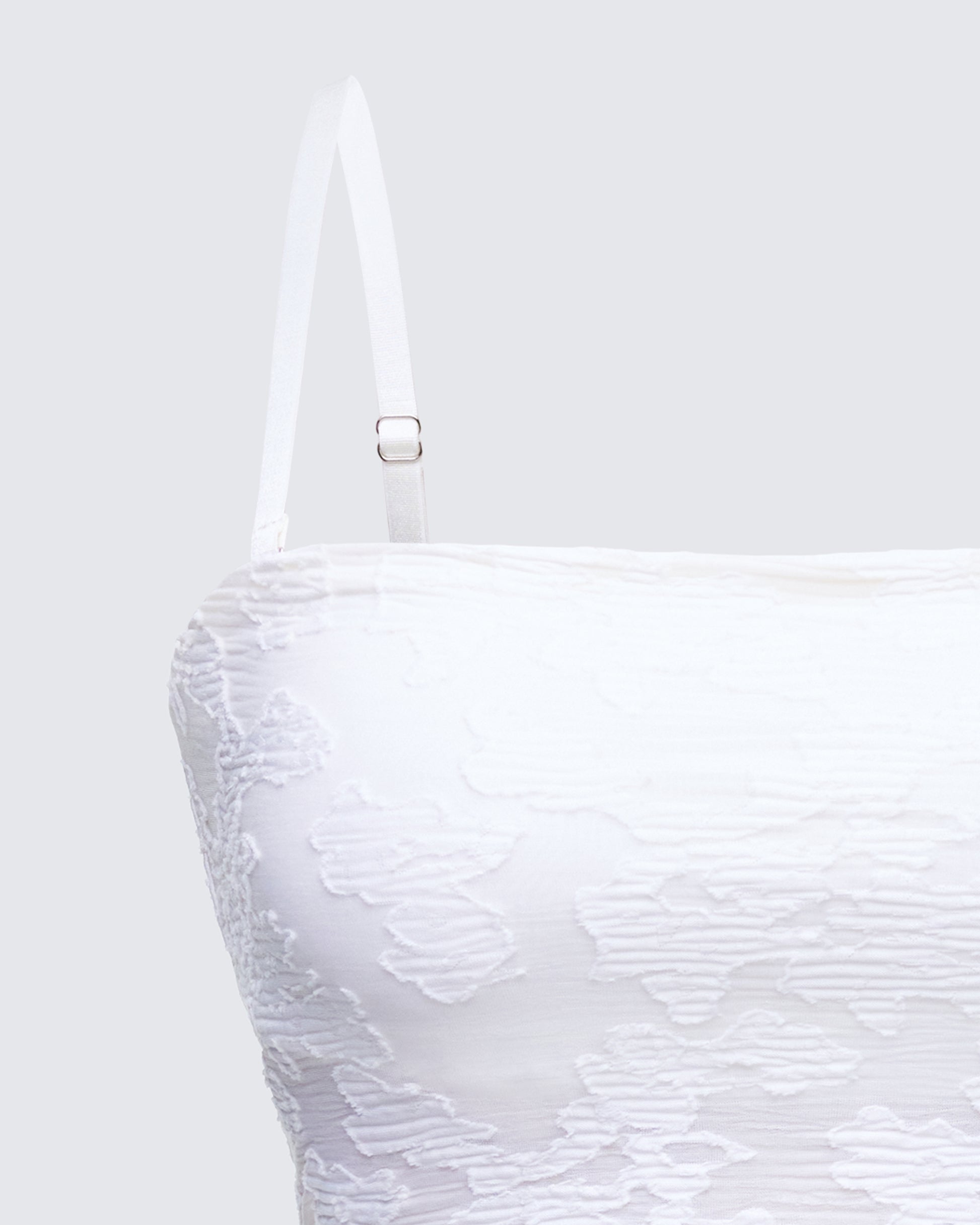 Finesse Sybil White Detachable Cami Top
