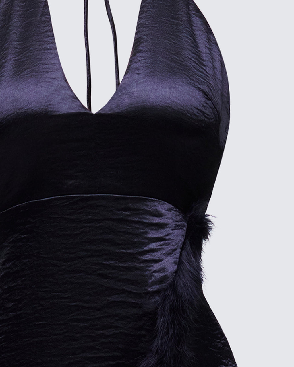 Finesse Ursula Black Wrap Maxi Dress