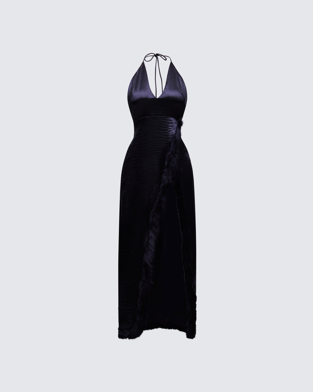Finesse Ursula Black Wrap Maxi Dress