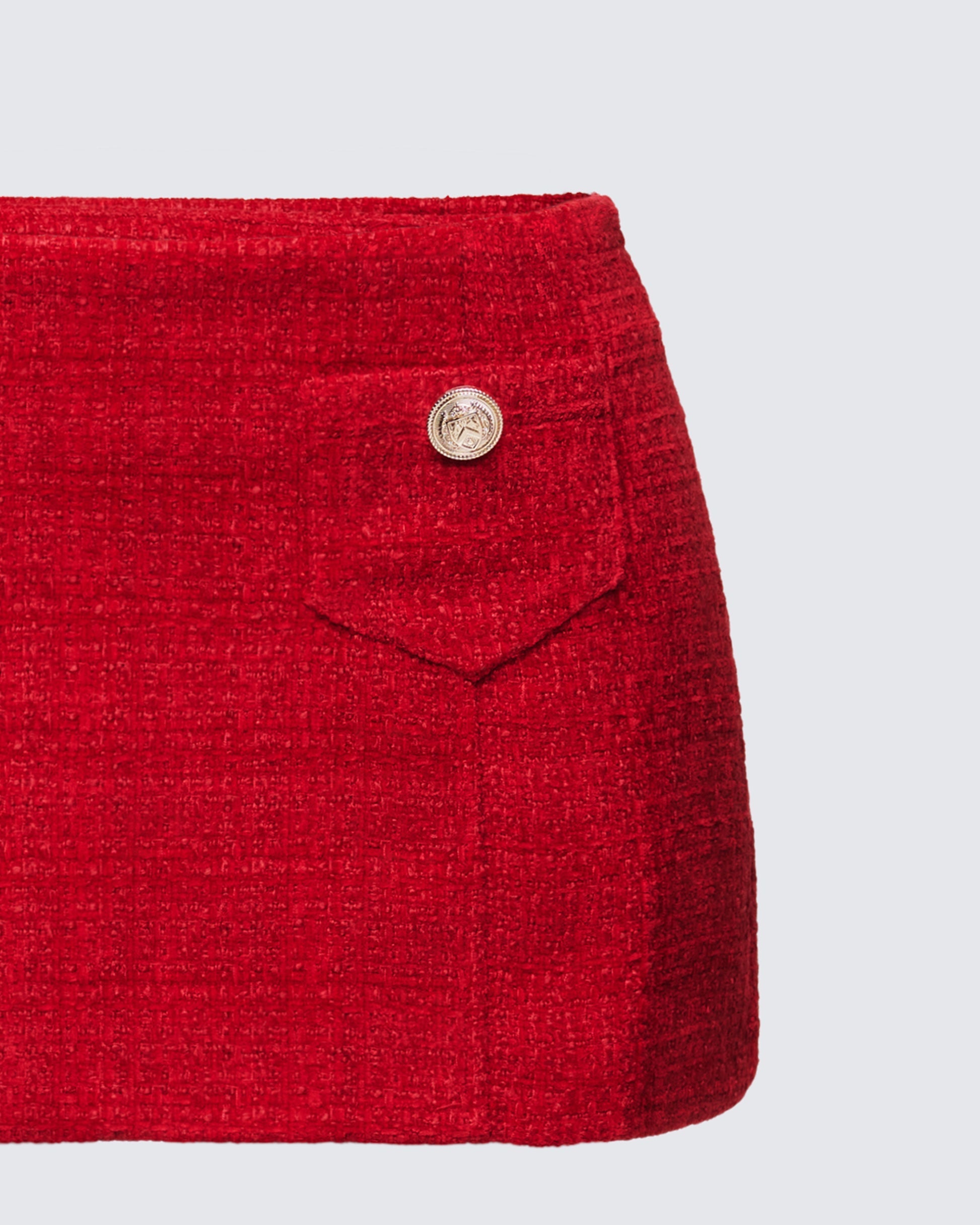 Finesse Nomi Tweed Mini Skirt