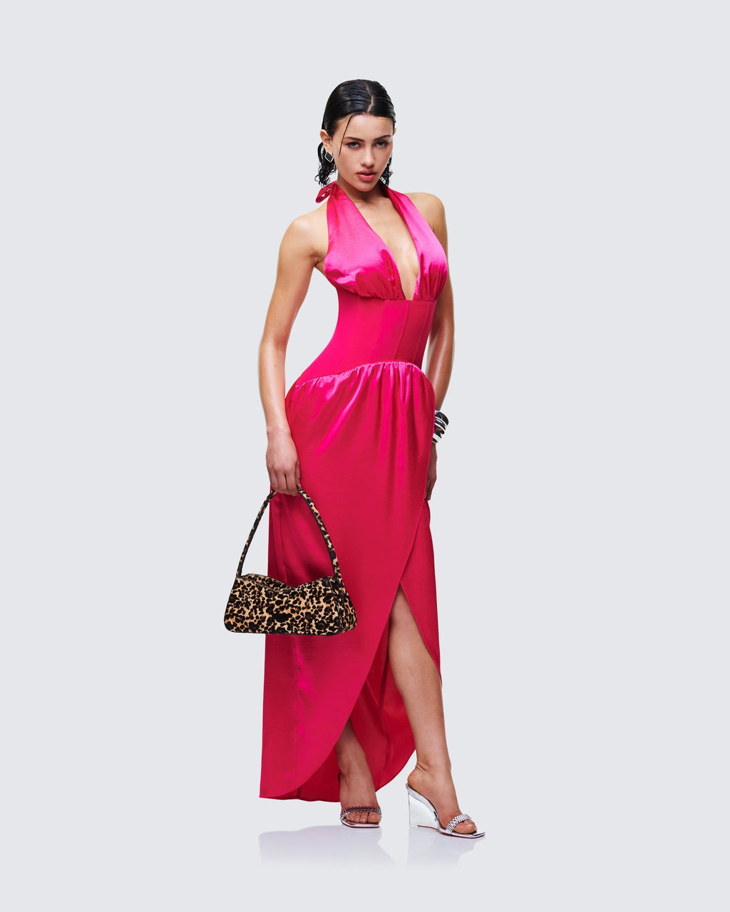 Finesse Arabella Corset Wrap Maxi Dress