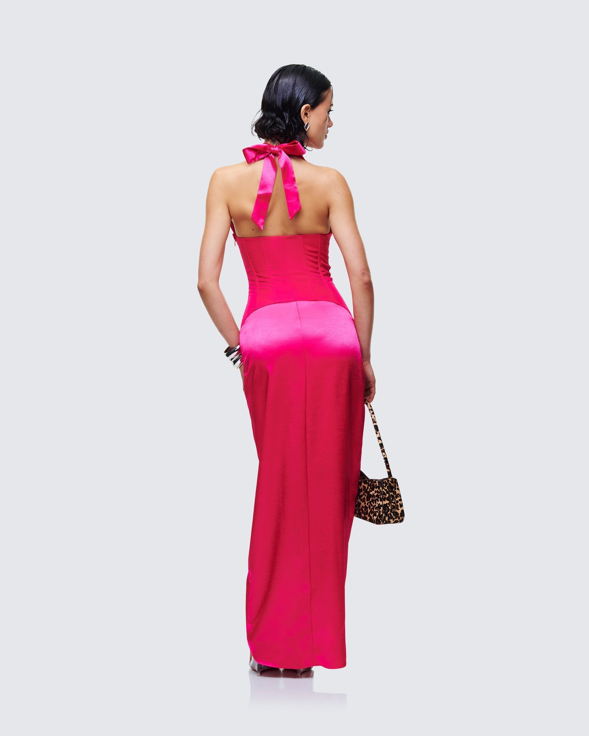 Finesse Arabella Corset Wrap Maxi Dress