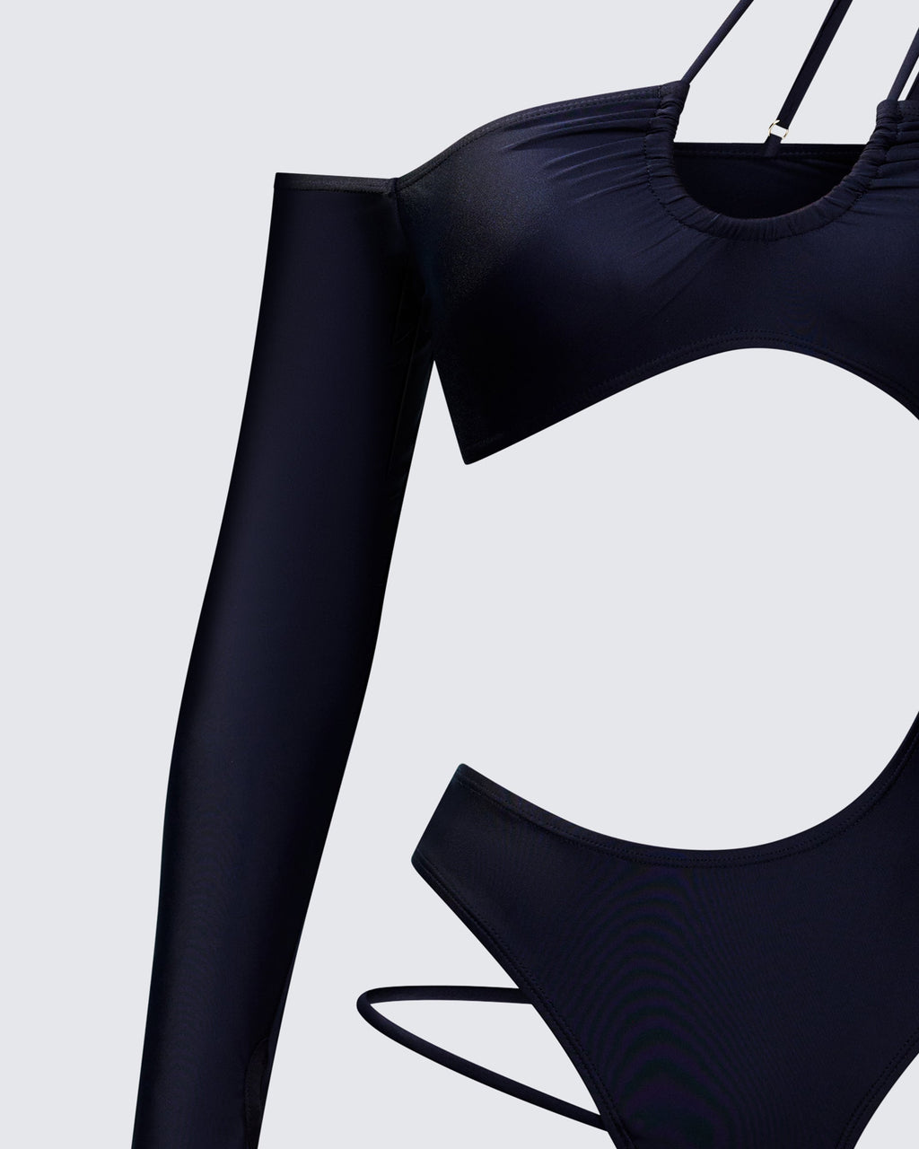 Finesse Astra Black Cut Out Swimsuit