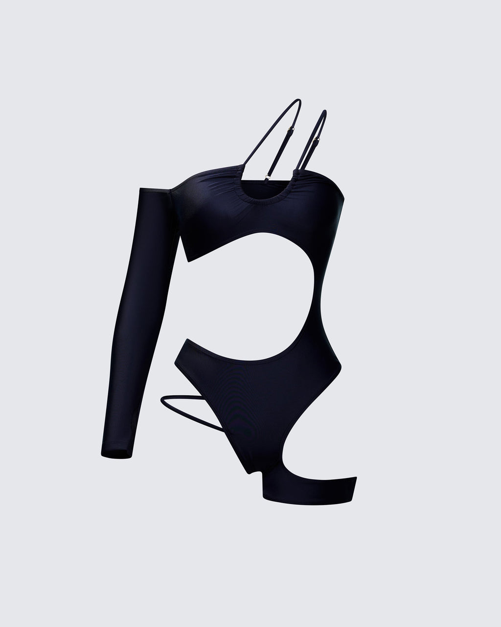 Finesse Astra Black Cut Out Swimsuit