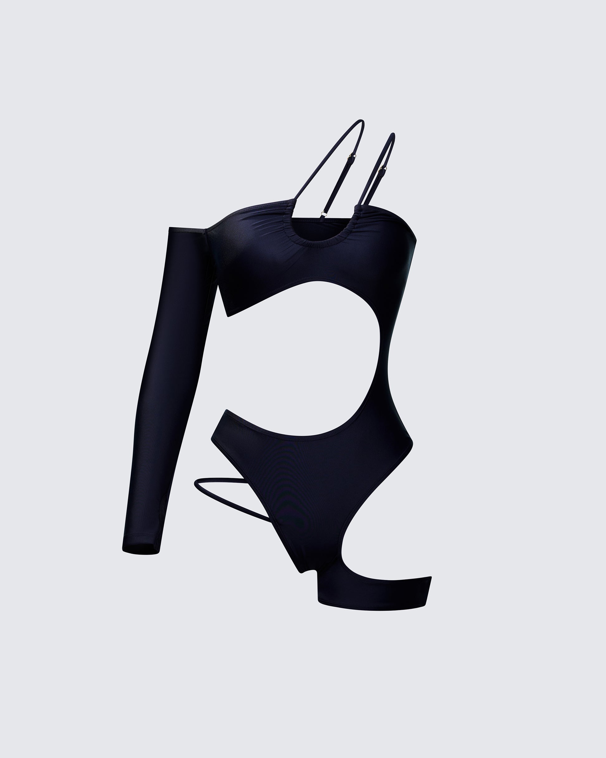 Finesse Astra Black Cut Out Swimsuit
