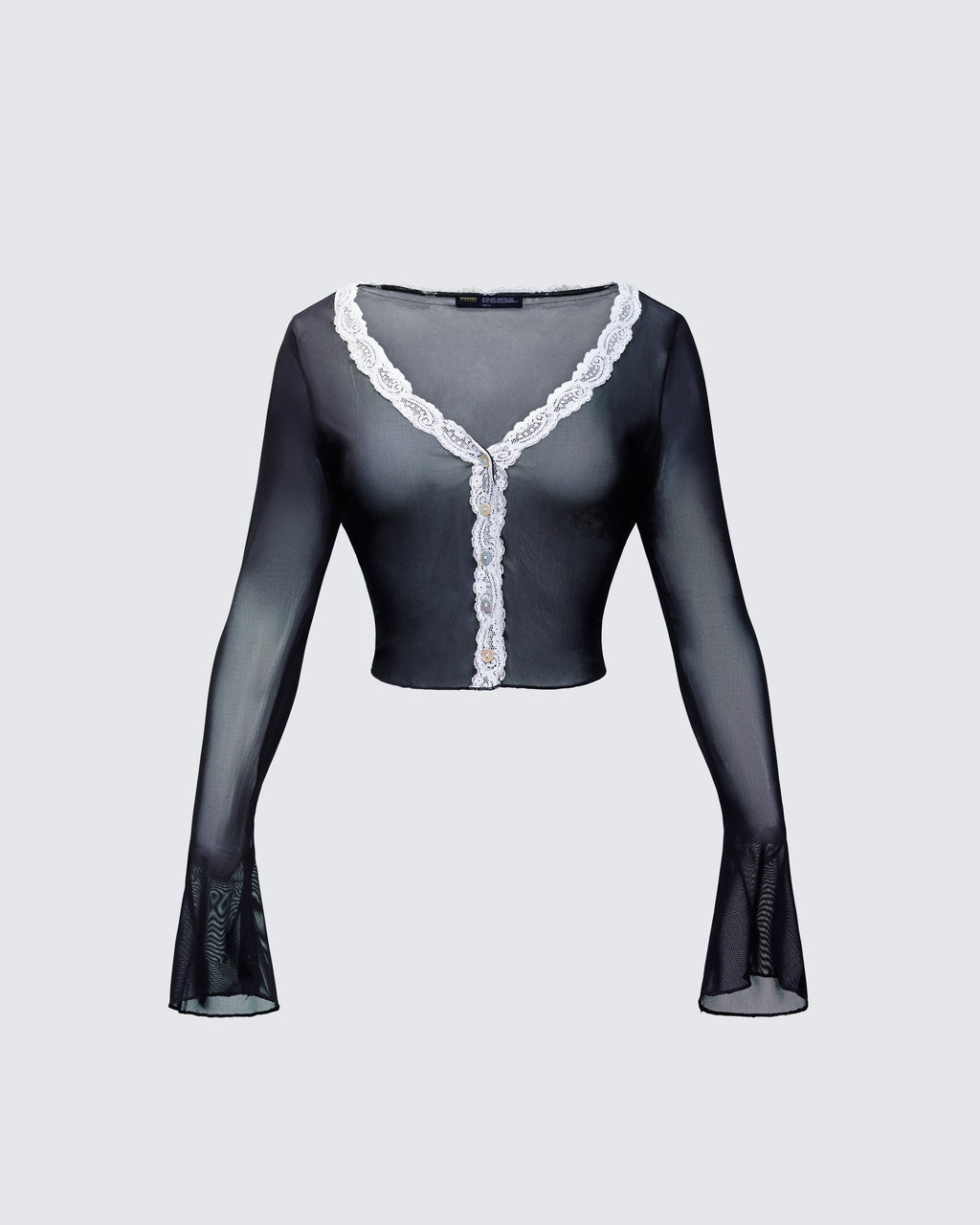 Finesse Aurelia Long Sleeve Mesh Top